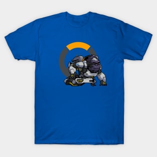 Overwatch - 16-Bit Winston W/ Logo T-Shirt